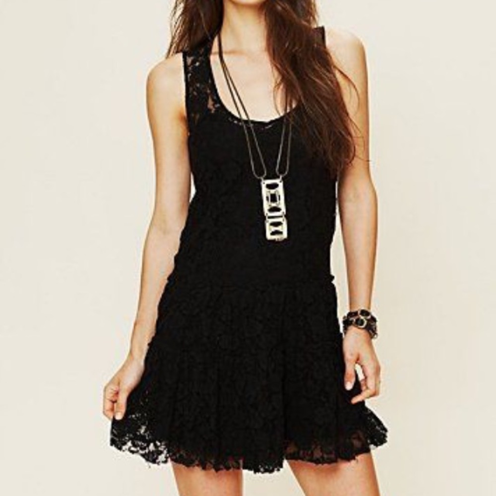 Free People Black Party Dress